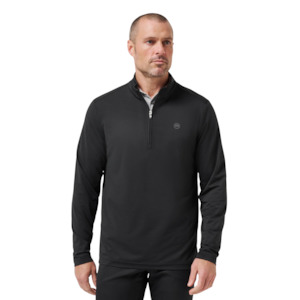 TravisMathew Heater Pro 1/4 Zip Men’s Pullover | Black