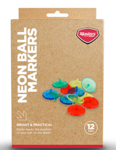 Golf Tees Golf Ball Markers: Masters Neon Ball Markers