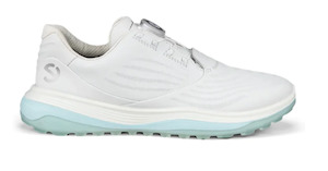 Ecco Women's BOA LT1 Golf Shoe | White/Blue