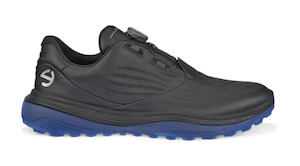 Ecco: Ecco Men's BOA LT1 Golf Shoes | Black/Blue