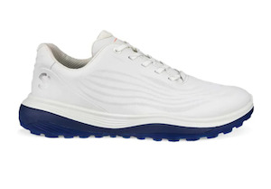 Ecco: Ecco Men's LT1 Golf Shoes | White/Blue