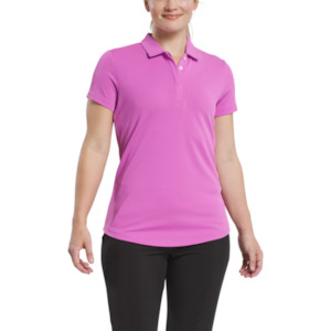 FootJoy Women's Jacquard Short Sleeve Shirt | Berry