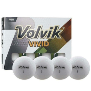 Volvik: Volvik Vivid Matte Golf Balls | White