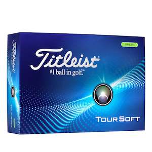 Titleist 2024 Tour Soft Golf Ball | Green