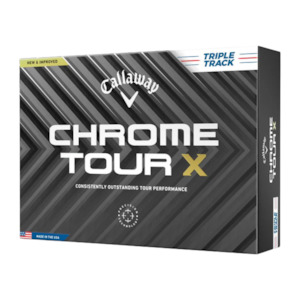 Callaway Balls: Callaway 2024 Chrome Tour X Triple Track Golf Balls