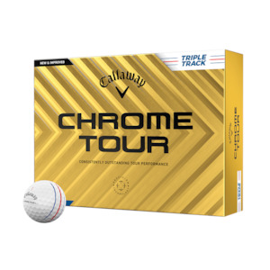 Callaway Balls: Callaway 2024 Chrome Tour Triple Track Golf Balls