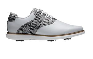 FootJoy Womens Traditions Golf Shoes White/Dark Multi Print