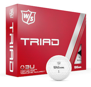 Wilson Triad Golf Balls | White
