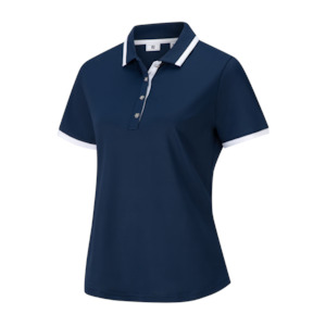 Womens Apparel: FootJoy Womens's Stretch Pique Polo Shirt | Navy