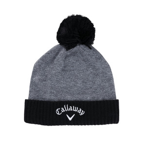Callaway Tour Authentic Pom Beanie | Dark Grey/Black