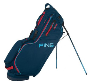 Ping Hoofer Stand Bag | Navy/Bright Blue/Red