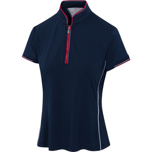 Greg Norman Women’s ML75 Liberty Sculpted Collar Polo | Navy