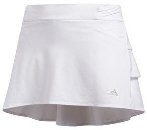 Adidas Junior Golf Ruffled Girl's Skort | White