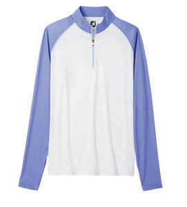 FootJoy Women's Sun Protection Shirt | White/Violet