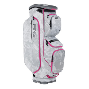 PING Traverse 244 Cart Bag | Platinum Graffiti/Malibu Rose