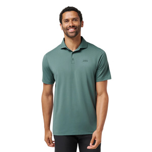 Golf Polos: TravisMathew The Heater Pro Men's Polo | Silver Pine