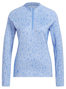 Adidas Women's Ultimate 365 Long Sleeve Print Shirt | Blue Fusion