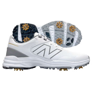 Golf Shoes: New Balance 2026 Brighton V2 Spiked Women's Golf Shoes | White/Grey