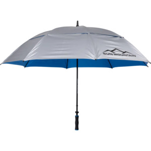 Sun Mountain 68" UV Umbrella | Silver/Blue