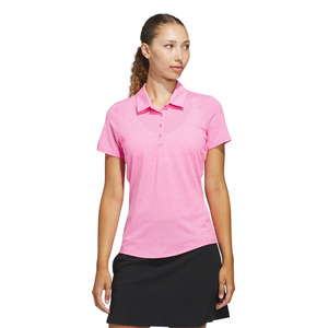 Adidas: Adidas Ottoman Short Sleeve Women's Polo Shirt | Lucid Pink