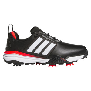 Golf Shoes: Adidas 2026 Adipower Wide Men's Spiked Golf Shoes | Black/White/Red