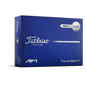 Golf Balls: Titleist 2026 Tour Soft AIM Golf Balls | Blue Line