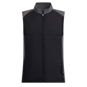 Golf Vests: Sporte Leisure Cruiser Full Zip Men's Vest | Black/Grey