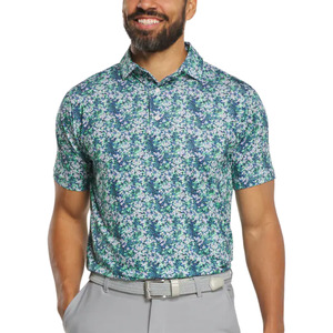 FootJoy Garden Print Lisle Men's Polo | Navy