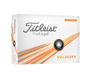 Titleist 2024 Velocity Golf Balls | Orange