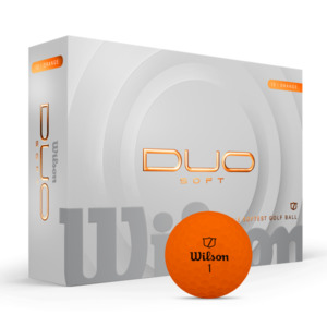 Golf Balls: Wilson 2025 DUO Soft Golf Balls | Orange