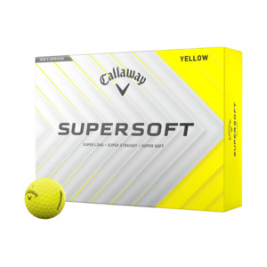 Callaway 2025 Supersoft Golf Balls | Yellow