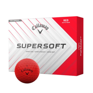 Callaway 2025 Supersoft Golf Balls | Red