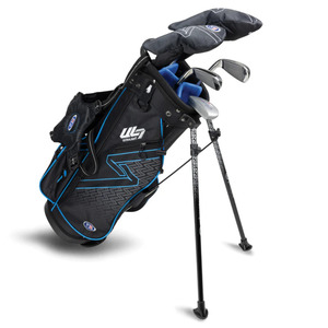 Golf Sets: U.S. Kids UL7 48 5-Club Stand Golf Set | Black/Teal