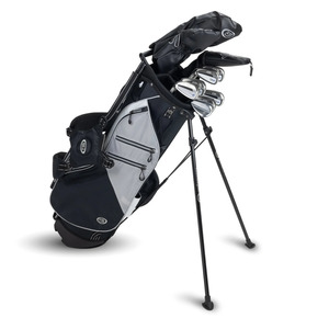 U.S. Kids TS6-57 10 Club Stand Golf Set | Black/Grey
