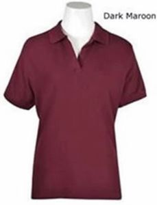 Vantage Baby Pique Ladies Polo - Maroon