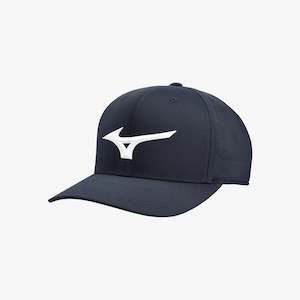 Mizuno: Mizuno Tour Vent Snapback Cap - Navy / White