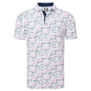 Footjoy: FootJoy Golf Course Doodle Polo