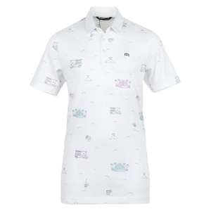 TravisMathew Tiki Mapes Print Polo Shirt