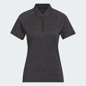 Adidas: Adidas Ladies Ultimate365 Heathered Twistknit Polo Shirt