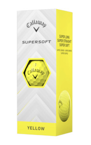 Callaway Supersoft Golf Balls 25 - Yellow Sleeve
