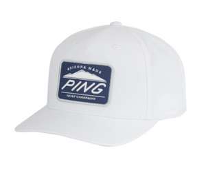 Ping Camelback Patch  Cap - White