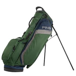 Ping: Ping Hoofer Stand Bag - Dark Green/Grey/Navy
