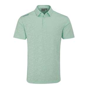 Ping: Ping Men`s Geo-Camo Polo - Misty Green
