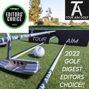 Training Aids: Tour Aim with 3 Alignment Sticks