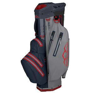 2024 Sun Mountain H2NO Lite Cart Bag - Cadet/Grey/Red