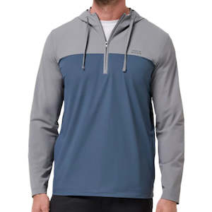 TravisMathew Rail Transport Golf Hoodie - Quiet Shade