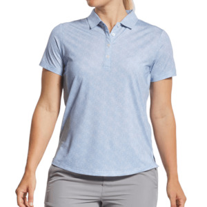 Footjoy Polos: FootJoy Ladies Speckle Lisle Golf Polo