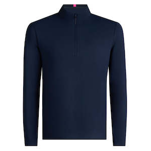 G/Fore Men`s Brushed Back Tech Quarter Zip