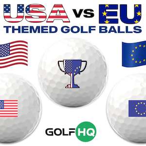Gifts Under 50: USA vs Europe Cup Themed Golf Balls
