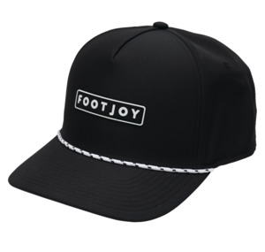 FootJoy Wordmark Rope Cap - Black